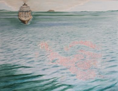 2018, 80 x 100 cm,
Öl auf Leinwand Grande Navi