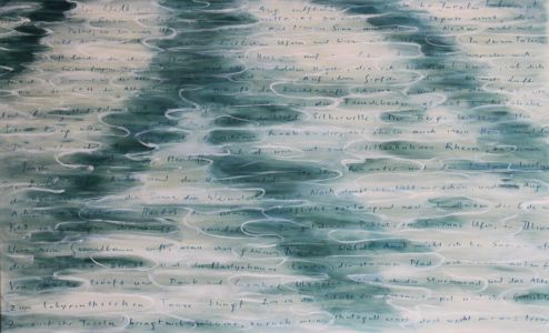 2010, Öl auf Leinwand,
120 x 73 cm der Neckar