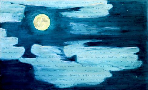 2011, 80 x 130 cm Die Himmlischen