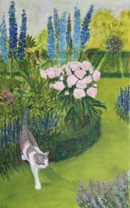 2017, 105 x 65 cm
Öl auf Leinwand Streifzug